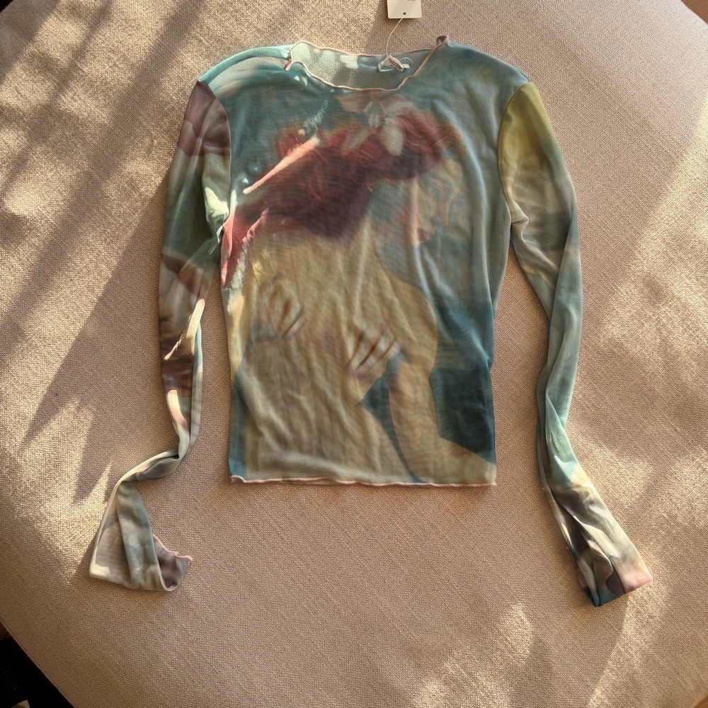 Artistic Long Sleeve Top - Urban Outfitters